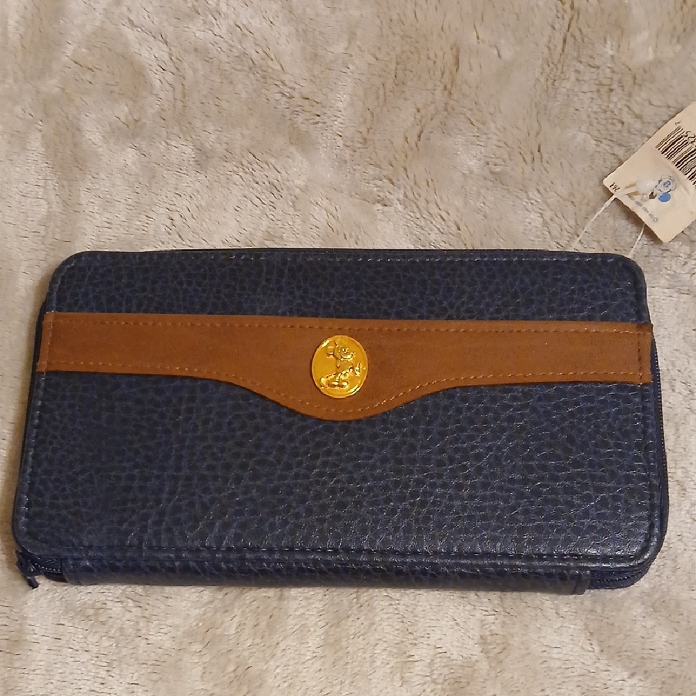 Disney Navy and Brown Key & Card Holder